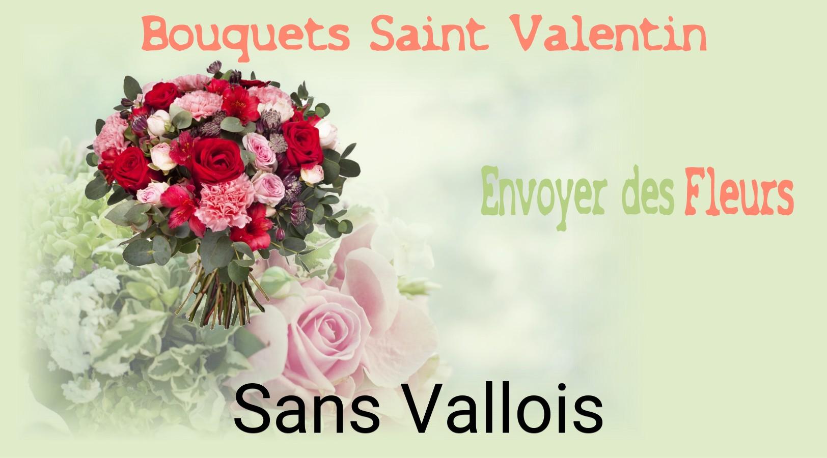 Roses de Saint-Valentin livrées à Sans-Vallois